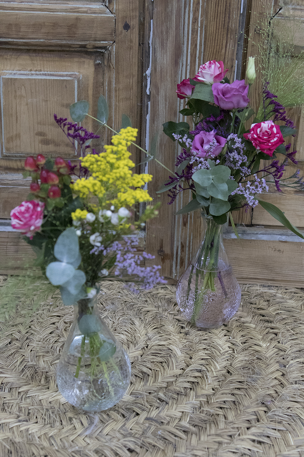 Detalle flores frescas