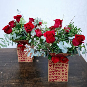 Caja rosa love
