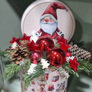 Caja lata Navidad
