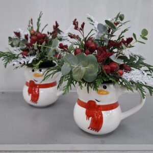 Taza muñeco de nieve
