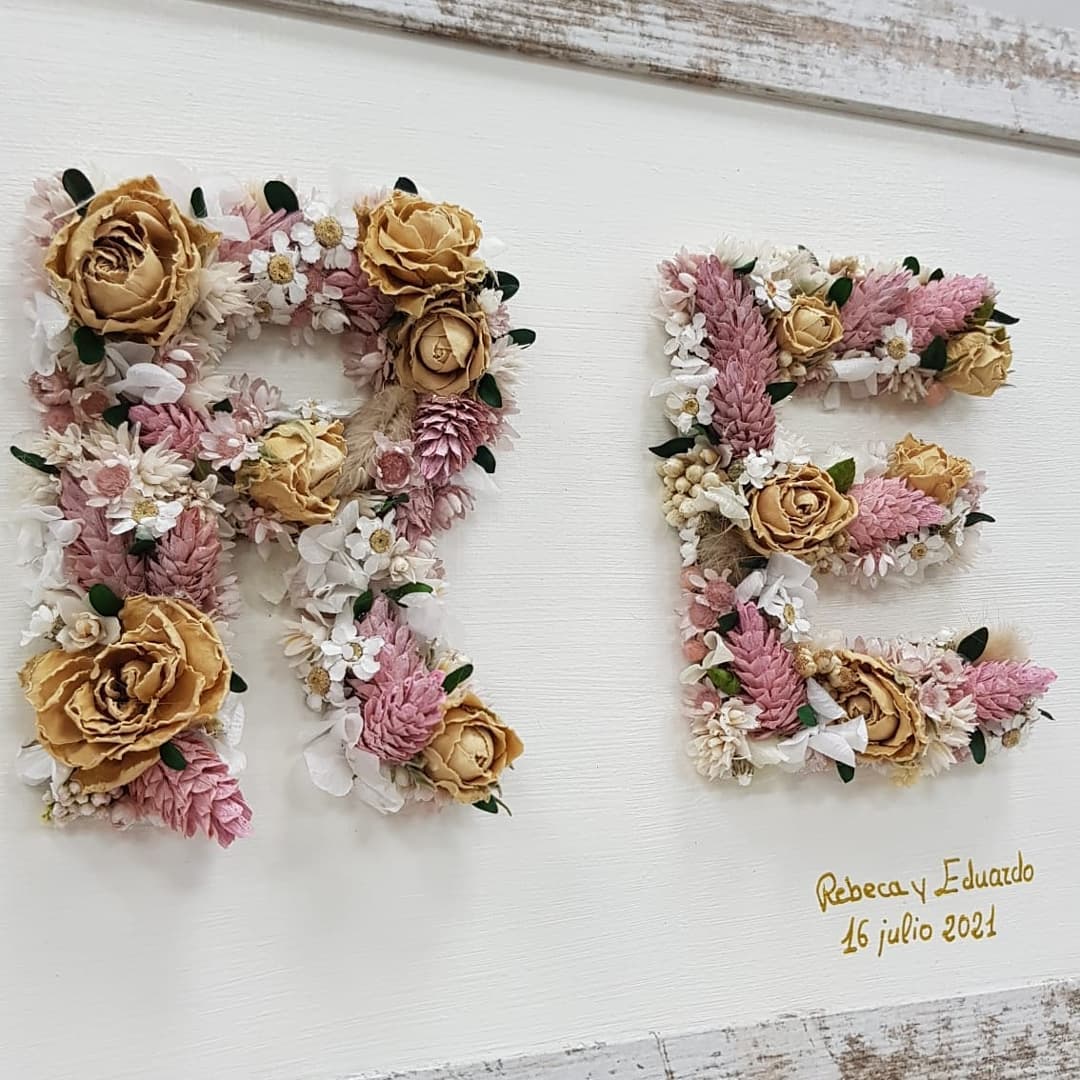 Cuadros con flor preservada
