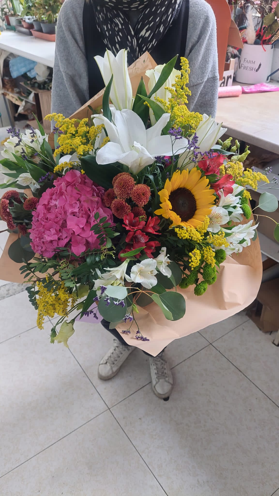 Ramo flores frescas inspiraciones - Imagen 2